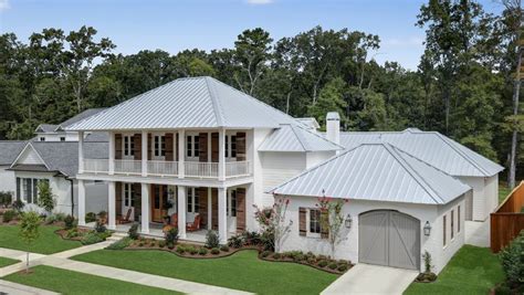 white metal roof with white house|residential white metal roof.